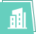 Icon of a white bar chart on a teal square, representing analytics or statistics.